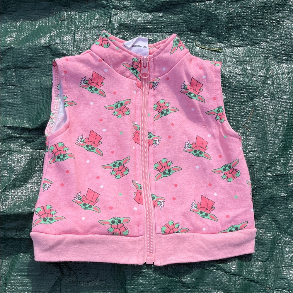 Star Wars Pink Baby Yoda Outfit
